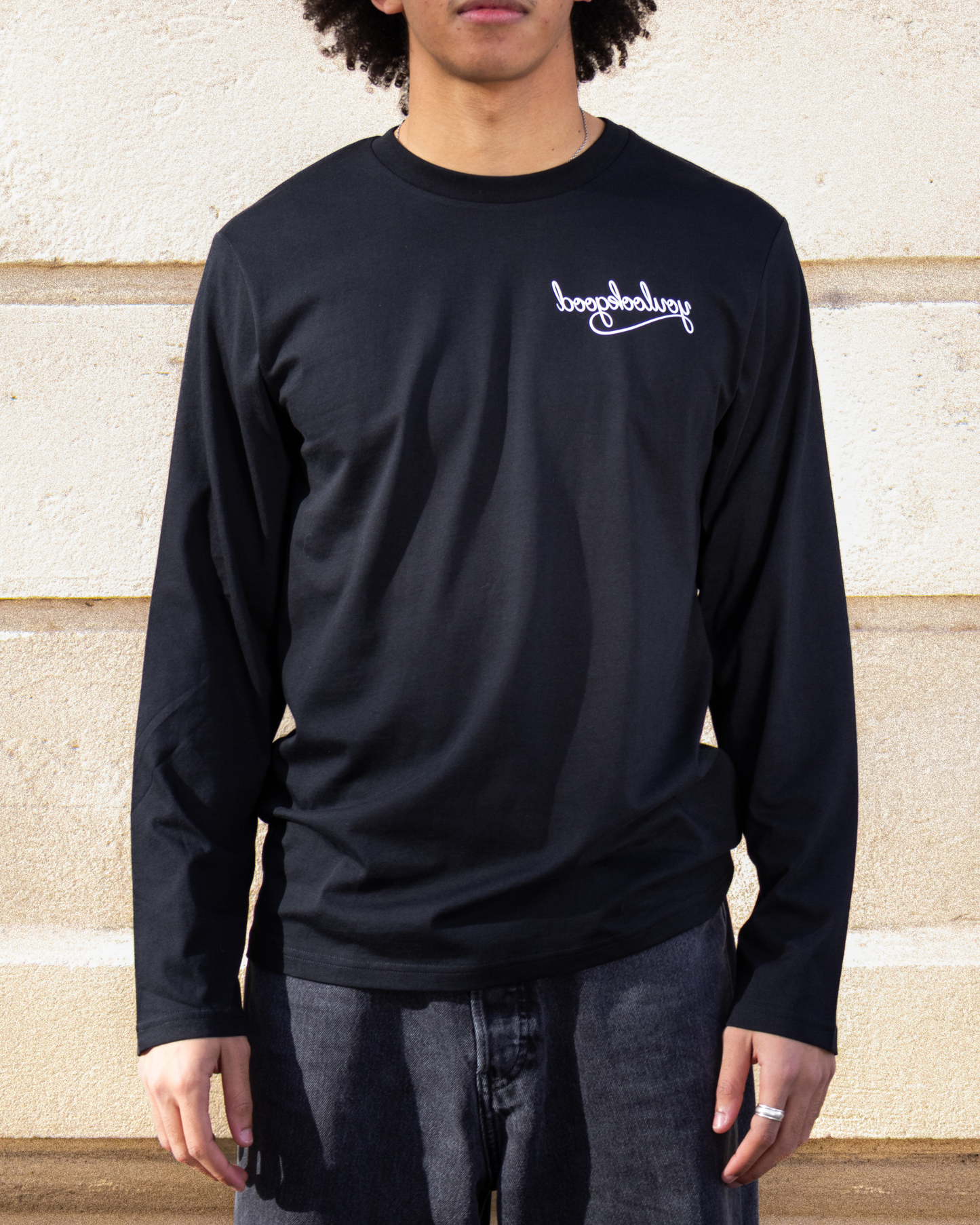 T-shirt manche longue Noir - Y