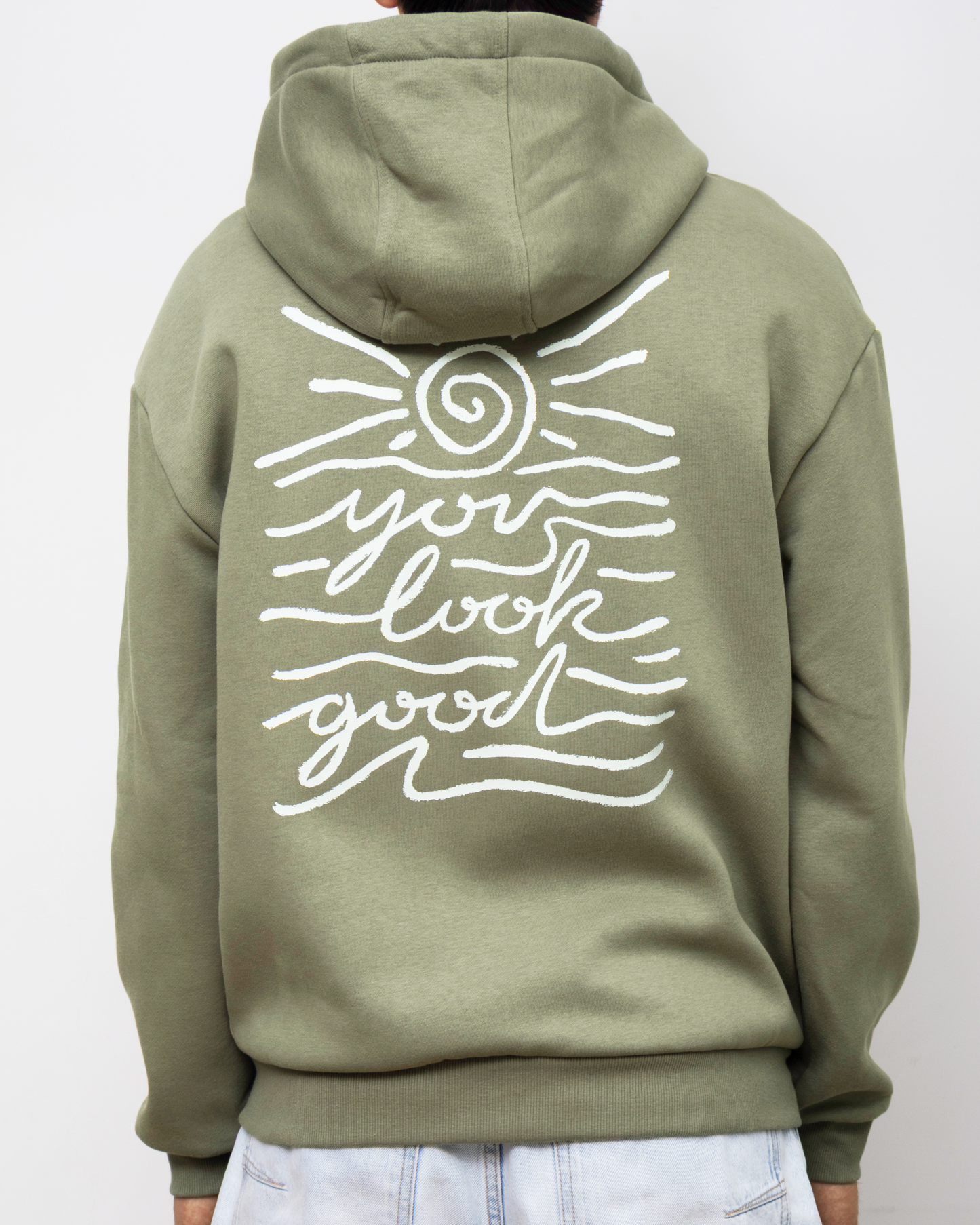 Sunset - Zip Hoodie Kaki