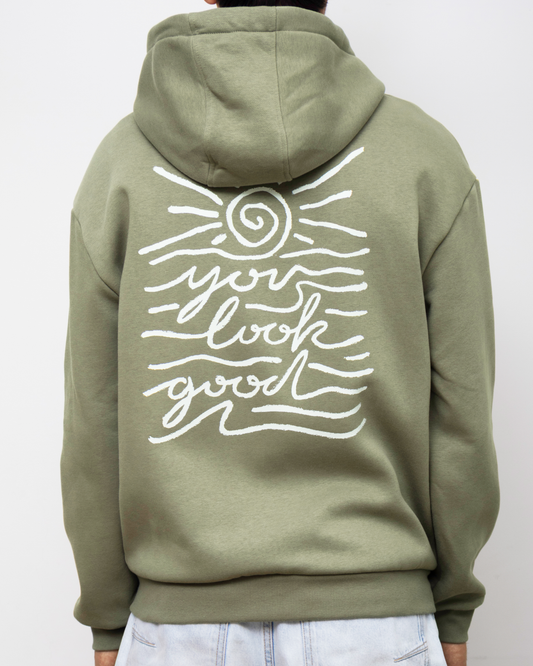 Sunset - Zip Hoodie Kaki