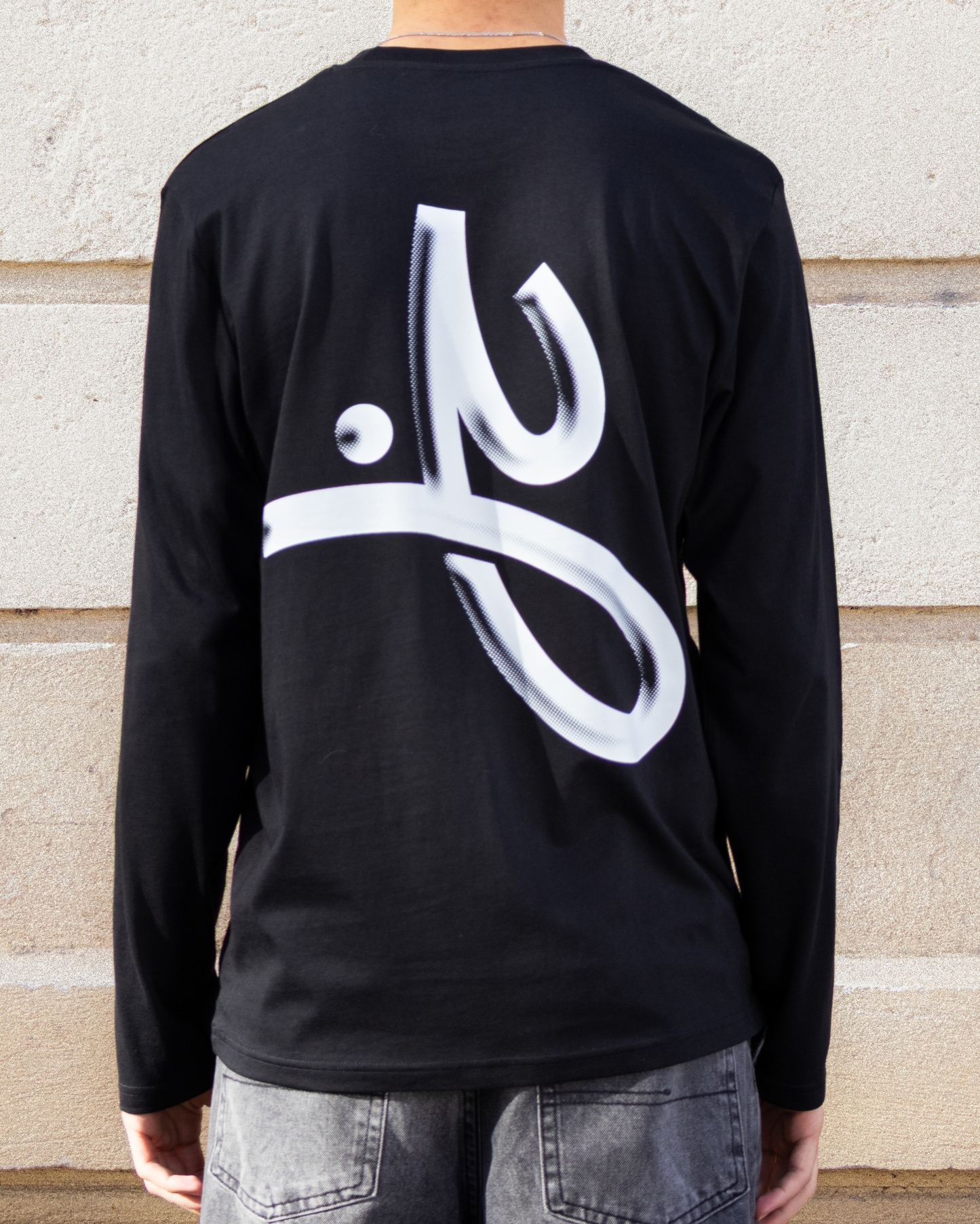 T-shirt manche longue Noir - Y