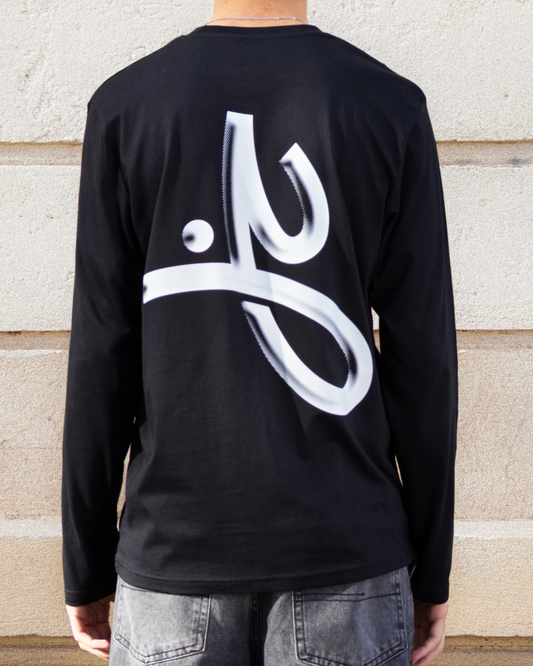 T-shirt manche longue Noir - Y