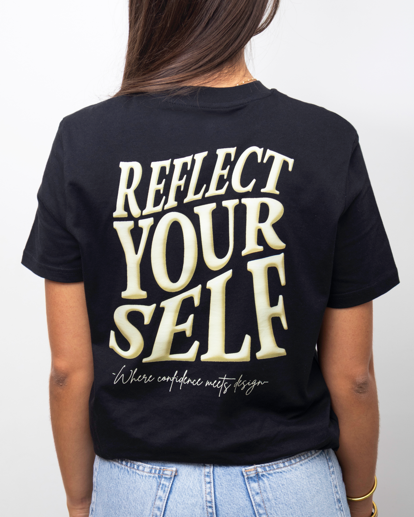 Reflect Yourself Black - T-shirt