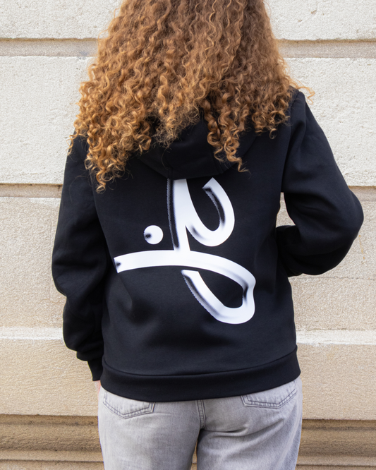 Zip Hoodie Black - Y