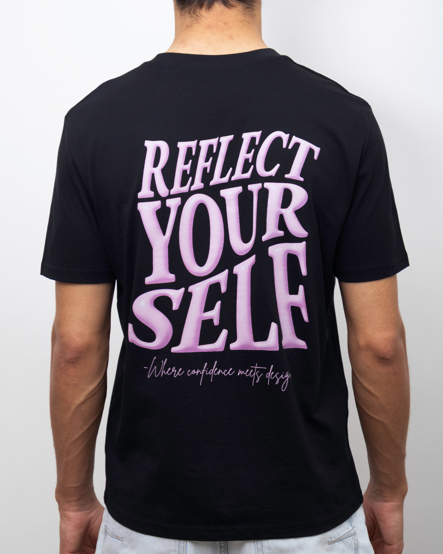 Reflect Yourself Black - T-shirt
