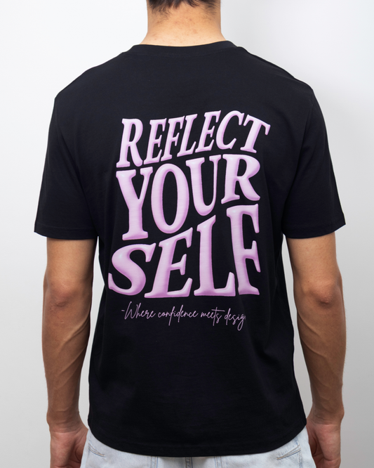 Reflect Yourself Black - T-shirt