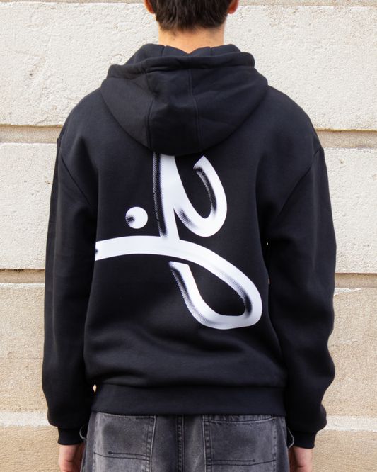 Zip Hoodie Black - Y