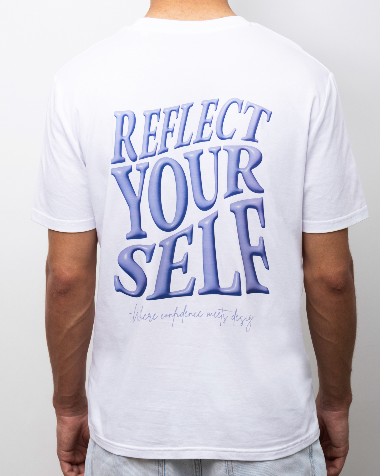 Reflect Yourself White - T-shirt