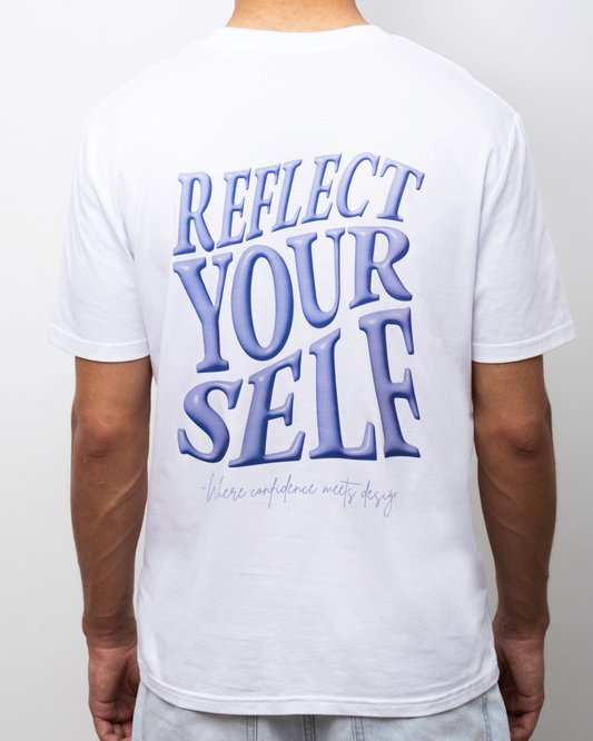 Reflect Yourself White - T-shirt