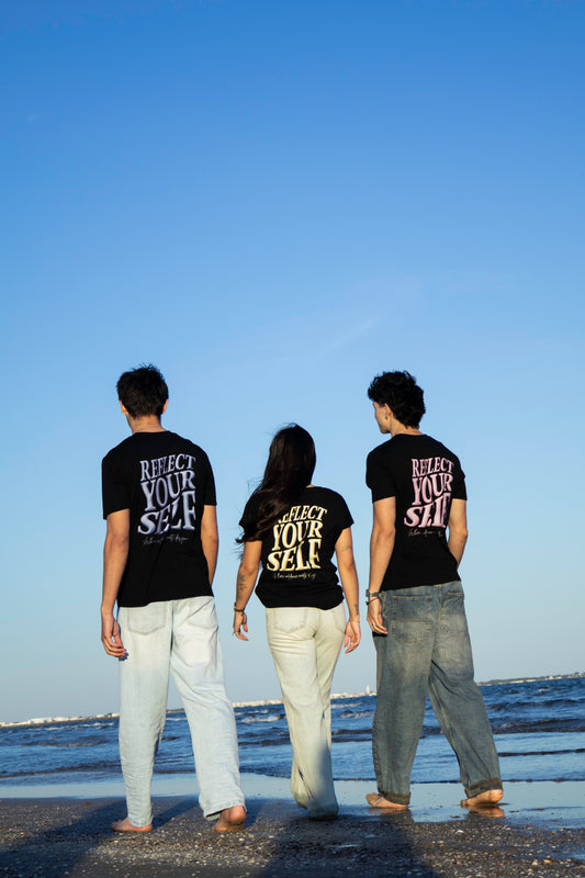 Reflect Yourself Black - T-shirt
